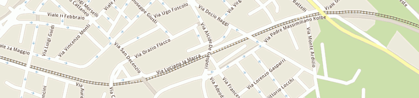 Mappa della impresa romagna roberto a PESARO