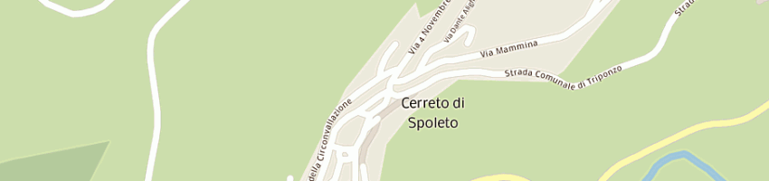 Mappa della impresa giordano antonio a CERRETO DI SPOLETO