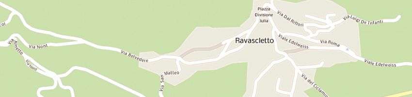 Mappa della impresa scuola materna a RAVASCLETTO