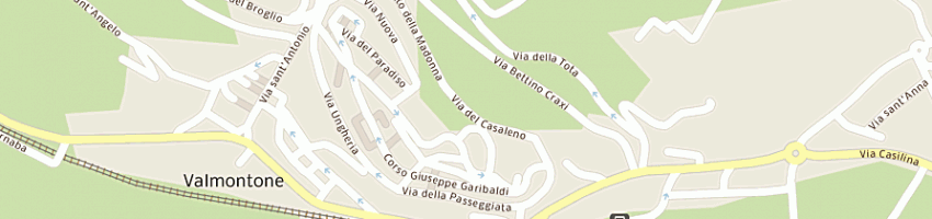 Mappa della impresa falegnameria bitonti di bitonti domenico e c societa' in nome collettivo a VALMONTONE