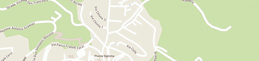 Mappa della impresa maze di milanini antonio e c snc a CORI