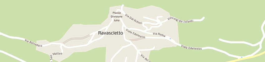Mappa della impresa comune di ravascletto a RAVASCLETTO