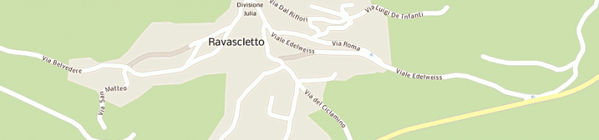Mappa della impresa morassi ettore silvano e figli snc a RAVASCLETTO