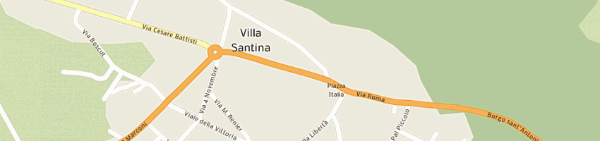 Mappa della impresa ristorante donada di donada lucia e c (sas) a VILLA SANTINA