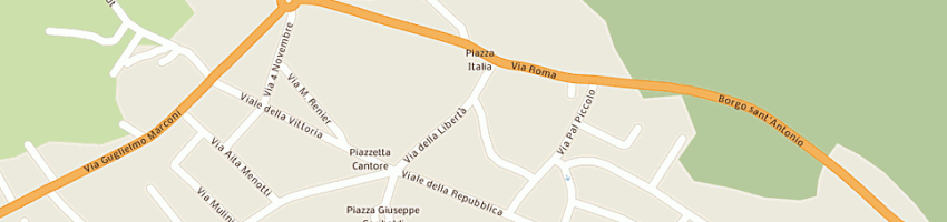 Mappa della impresa polonia romano a VILLA SANTINA