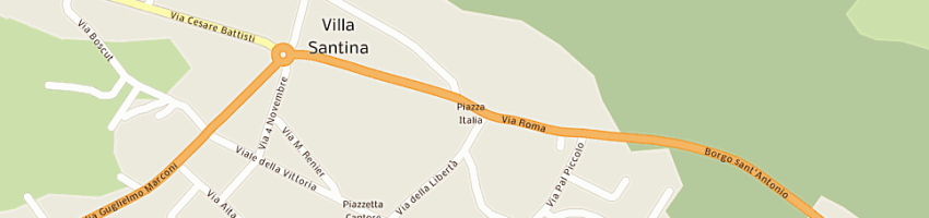 Mappa della impresa caffe' moderno a VILLA SANTINA