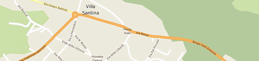 Mappa della impresa del fabbro claudio a VILLA SANTINA