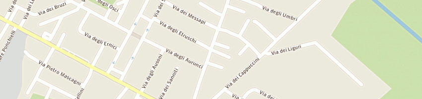 Mappa della impresa autoscuola la fenice a LATINA