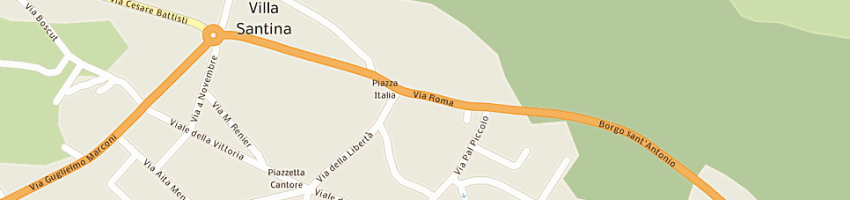 Mappa della impresa pasticceria da gioconda di nagostinis cinzia e c (snc) a VILLA SANTINA