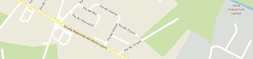 Mappa della impresa di brizzi emilio a LATINA