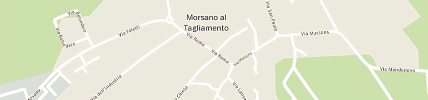 Mappa della impresa peressin gastone a MORSANO AL TAGLIAMENTO