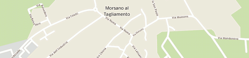 Mappa della impresa vadori bruna a MORSANO AL TAGLIAMENTO