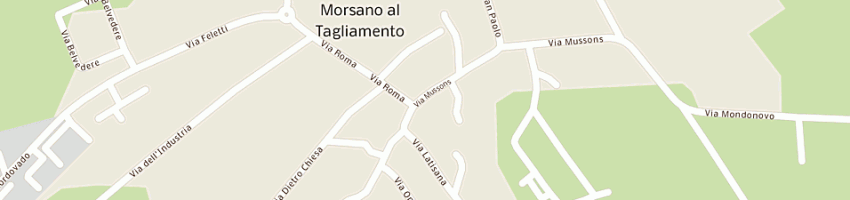 Mappa della impresa barei mario a MORSANO AL TAGLIAMENTO