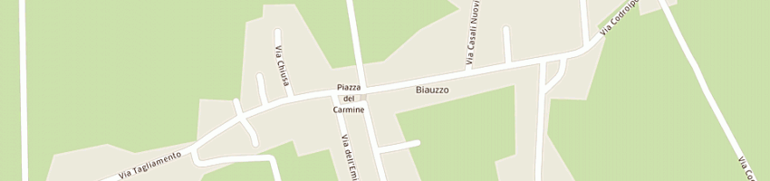Mappa della impresa parrocchia di biauzzo a CODROIPO