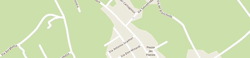 Mappa della impresa serafini francesco a MONTEMAGGIORE AL METAURO