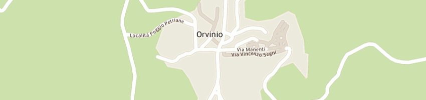 Mappa della impresa consorzio parco regionale naturale monti lucretili a ORVINIO