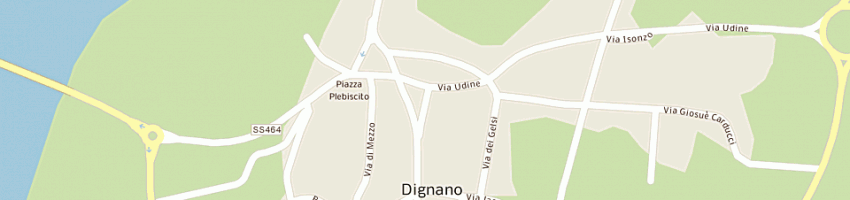 Mappa della impresa salone valentino di bertoli valentino a DIGNANO