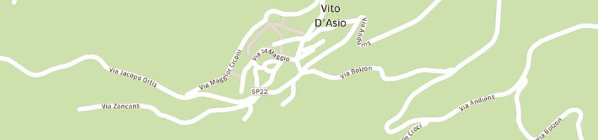Mappa della impresa comune di vito d'asio a VITO D ASIO