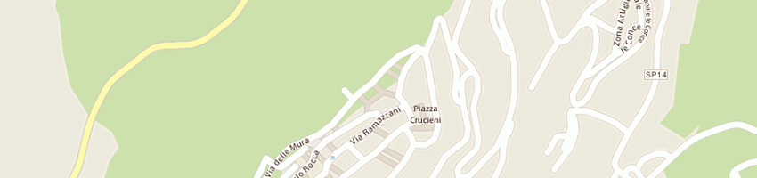 Mappa della impresa marchegiani impianti di marchegiani giuseppe e c snc a ARCEVIA