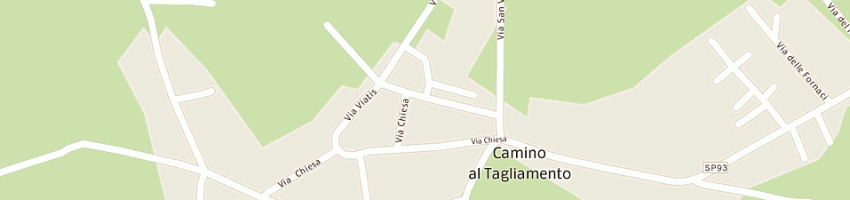 Mappa della impresa confezioni elsi di d'angela diva e c societa' in nome collettivo a CAMINO AL TAGLIAMENTO