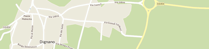 Mappa della impresa turridano gianfranco a DIGNANO