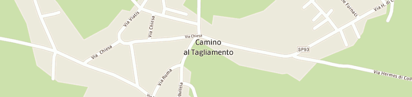 Mappa della impresa frappa giuseppe a CAMINO AL TAGLIAMENTO