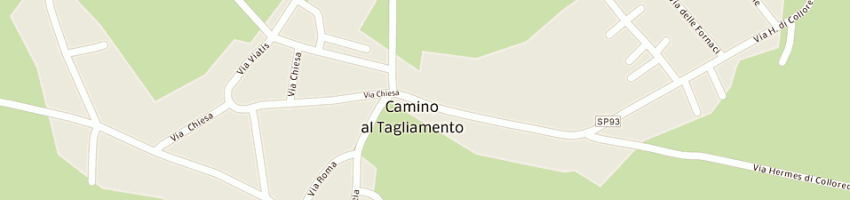 Mappa della impresa della mora gino a CAMINO AL TAGLIAMENTO