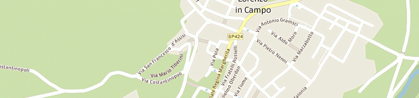 Mappa della impresa pro - loco san lorenzo in campo a SAN LORENZO IN CAMPO