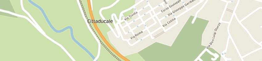 Mappa della impresa graziani mirella e passi piero - snc a CITTADUCALE