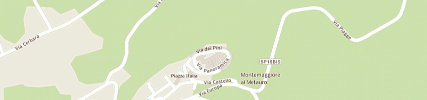 Mappa della impresa azienda agraria montebello di belli giuseppe a MONTEMAGGIORE AL METAURO