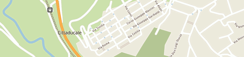 Mappa della impresa banca di roma spa a CITTADUCALE