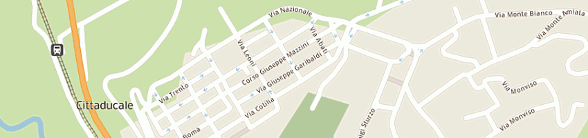 Mappa della impresa tiberti lorenzo a CITTADUCALE