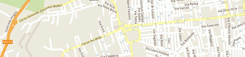 Mappa della impresa coco bruno a ALCAMO