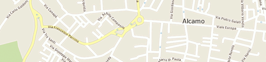 Mappa della impresa farmacia asta dr antonina a ALCAMO