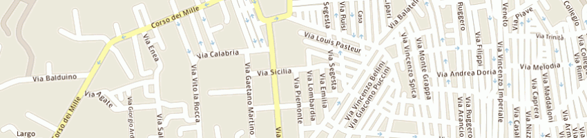 Mappa della impresa pubbly sistem di cusumano vincenzo e c a ALCAMO
