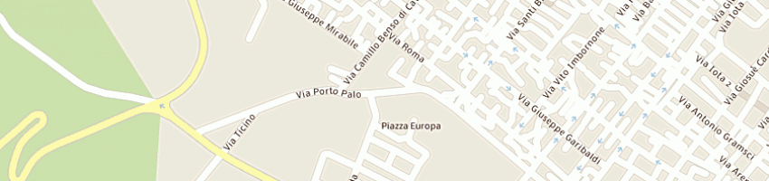 Mappa della impresa ristorante pizzeria il vigneto a MENFI