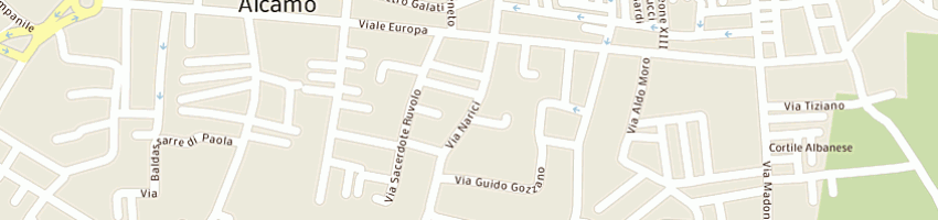 Mappa della impresa vimarket snc dei flli viola a ALCAMO