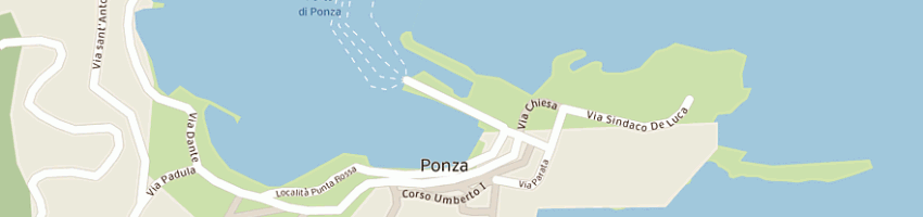 Mappa della impresa nitride concetta a PONZA