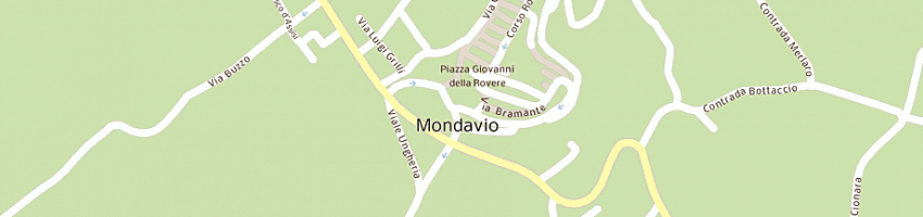 Mappa della impresa albergo la palomba a MONDAVIO