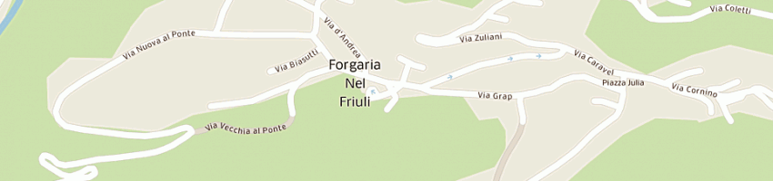 Mappa della impresa tosoni roberta a FORGARIA NEL FRIULI