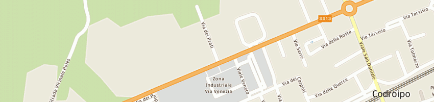 Mappa della impresa seretti angelo lorenzo a CODROIPO