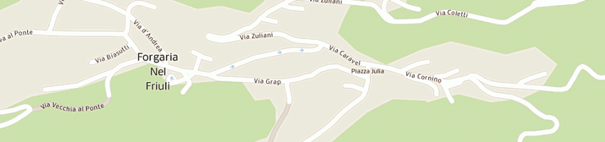 Mappa della impresa macelleria scatton di coletti cinziaez snc a FORGARIA NEL FRIULI