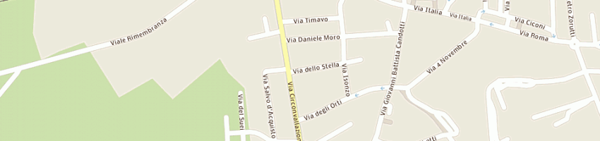 Mappa della impresa scarpin valentina a CODROIPO