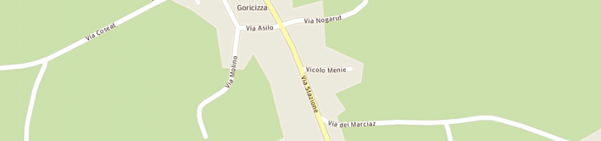Mappa della impresa ottogalli luciano (snc) a CODROIPO