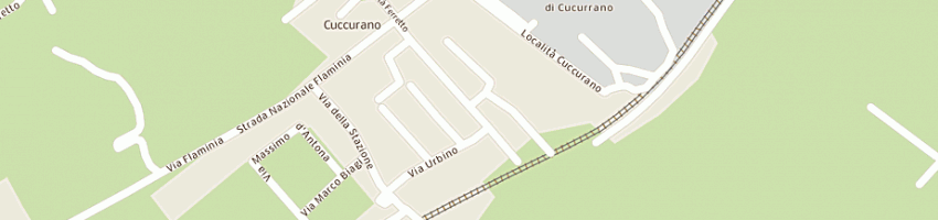 Mappa della impresa forno di cuccurano srl a FANO
