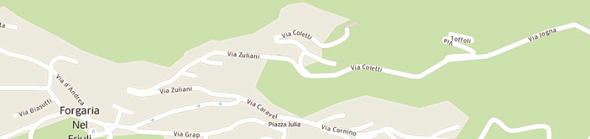 Mappa della impresa coletti gianfranco a FORGARIA NEL FRIULI