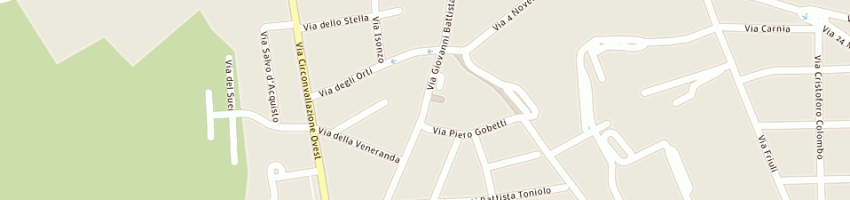 Mappa della impresa unorosso snc di querini rossella e c a CODROIPO