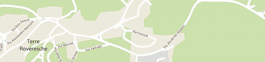 Mappa della impresa rossini alfio e c snc a ORCIANO DI PESARO