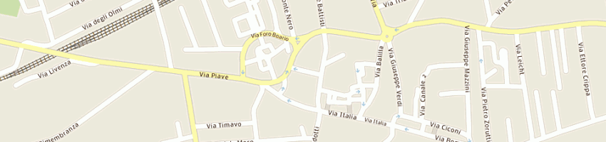 Mappa della impresa piccini e e figli snc a CODROIPO