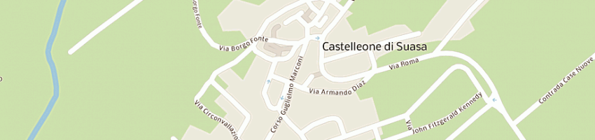 Mappa della impresa panificio belfanti snc belfanti me g a CASTELLEONE DI SUASA